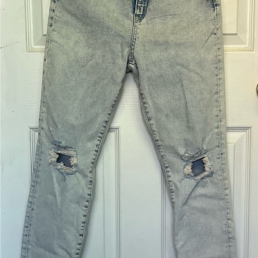 H&M Ladies Super Skinny/High Waist/Ankle Length, Premium Embrace Denim Jeans
